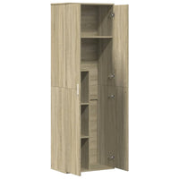 Thumbnail for Highboard Sonoma-Eiche 60x35x180 cm Holzwerkstoff
