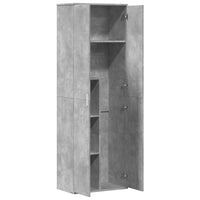 Thumbnail for Highboard Betongrau 60x35x180 cm Holzwerkstoff