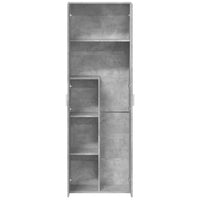 Thumbnail for Highboard Betongrau 60x35x180 cm Holzwerkstoff