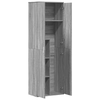 Thumbnail for Highboard Grau Sonoma 60x35x180 cm Holzwerkstoff