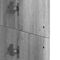 Thumbnail for Highboard Grau Sonoma 60x35x180 cm Holzwerkstoff