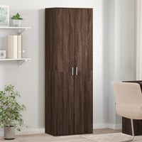 Thumbnail for Highboard Braun Eichen-Optik 60x35x180 cm Holzwerkstoff