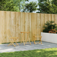 Thumbnail for 3-tlg. Bistro-Set Bambus