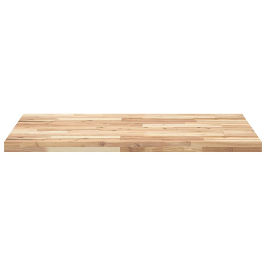 Schreibtischplatte Unbehandelt 80x70x4 cm Massivholz Akazie
