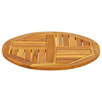 Thumbnail for Tischplatte Ø60x2 cm Rund Massivholz Akazie