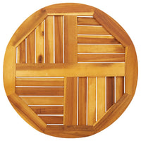 Thumbnail for Tischplatte Ø60x2 cm Rund Massivholz Akazie