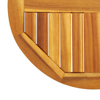 Thumbnail for Tischplatte Ø60x2 cm Rund Massivholz Akazie