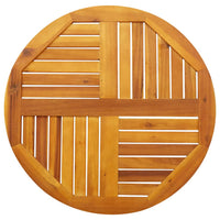 Thumbnail for Tischplatte Ø70x2 cm Rund Massivholz Akazie