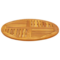 Thumbnail for Tischplatte Ø80x2,2 cm Rund Massivholz Akazie