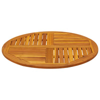 Thumbnail for Tischplatte Ø90x2,2 cm Rund Massivholz Akazie