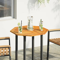 Thumbnail for Tischplatte 70x70x2 cm Achteckig Massivholz Akazie