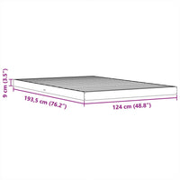 Thumbnail for Massivholzbett Wachsbraun 120x190 cm Kiefer