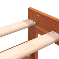 Thumbnail for Tagesbett Ausziehbar Wachsbraun 90x200 cm Massivholz Kiefer