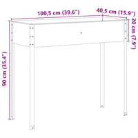 Thumbnail for Pflanzkübel 100,5x40,5x90 cm Cortenstahl