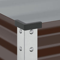 Thumbnail for Pflanzkübel Braun 100x41x90 cm Stahl