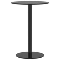 Thumbnail for Gartentisch Rund Schwarz Ø50x72 cm Stahl