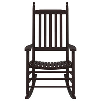 Thumbnail for Schaukelstühle mit Gebogenen Sitzen 2 Stk. Braun Pappelholz