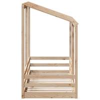 Thumbnail for Kinderbett mit Dach 90x190 cm Massivholz Kiefer