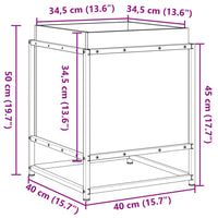 Thumbnail for Pflanzkübel 40x40x50 cm Kiefernholz Imprägniert