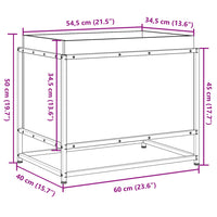 Thumbnail for Pflanzkübel 60x40x50 cm Massivholz Douglasie