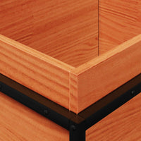 Thumbnail for Pflanzkübel Wachsbraun 100x40x50 cm Massivholz Kiefer
