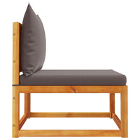 Thumbnail for Gartensessel ohne Armlehnen mit Kissen Massivholz Akazie