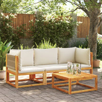 Thumbnail for Garten-Ecksofa mit Kissen Massivholz Akazie