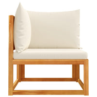 Thumbnail for Garten-Ecksofa mit Kissen Massivholz Akazie