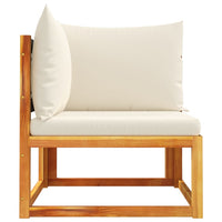 Thumbnail for Garten-Ecksofa mit Kissen Massivholz Akazie