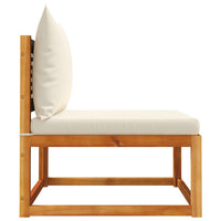 Thumbnail for Gartensessel ohne Armlehnen mit Kissen Massivholz Akazie
