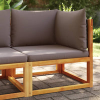 Thumbnail for Garten-Ecksofa mit Kissen Massivholz Akazie