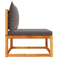 Thumbnail for Gartensessel ohne Armlehnen mit Kissen Massivholz Akazie