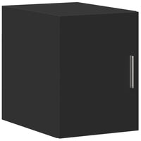 Thumbnail for Wandschrank Schwarz 30x42,5x40 cm Holzwerkstoff