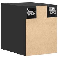 Thumbnail for Wandschrank Schwarz 30x42,5x40 cm Holzwerkstoff