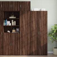 Thumbnail for Wandschrank Braun Eichen-Optik 45x42,5x40 cm Holzwerkstoff