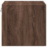 Thumbnail for Wandschrank Braun Eichen-Optik 45x42,5x40 cm Holzwerkstoff
