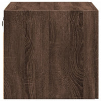 Thumbnail for Wandschrank Braun Eichen-Optik 50x42,5x40 cm Holzwerkstoff