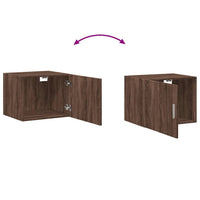 Thumbnail for Wandschrank Braun Eichen-Optik 50x42,5x40 cm Holzwerkstoff