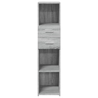 Thumbnail for Highboard Grau Sonoma 30x42,5x124 cm Holzwerkstoff