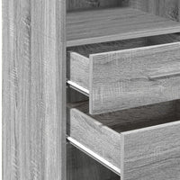 Thumbnail for Highboard Grau Sonoma 30x42,5x124 cm Holzwerkstoff