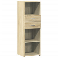 Thumbnail for Highboard Sonoma-Eiche 40x42,5x124 cm Holzwerkstoff