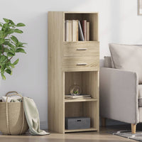 Thumbnail for Highboard Sonoma-Eiche 40x42,5x124 cm Holzwerkstoff