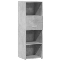 Thumbnail for Highboard Betongrau 40x42,5x124 cm Holzwerkstoff