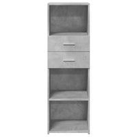 Thumbnail for Highboard Betongrau 40x42,5x124 cm Holzwerkstoff