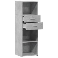 Thumbnail for Highboard Betongrau 40x42,5x124 cm Holzwerkstoff