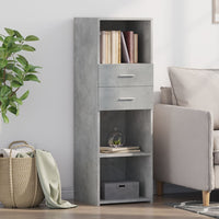 Thumbnail for Highboard Betongrau 40x42,5x124 cm Holzwerkstoff