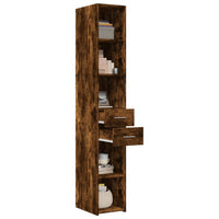 Thumbnail for Highboard Räuchereiche 30x42,5x185 cm Holzwerkstoff
