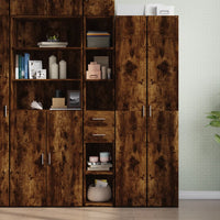 Thumbnail for Highboard Räuchereiche 30x42,5x185 cm Holzwerkstoff