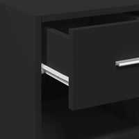 Thumbnail for Sideboard Schwarz 50x42,5x93 cm Holzwerkstoff