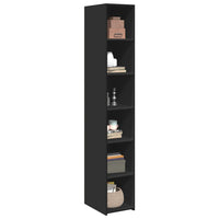 Thumbnail for Highboard Schwarz 30x41x185 cm Holzwerkstoff